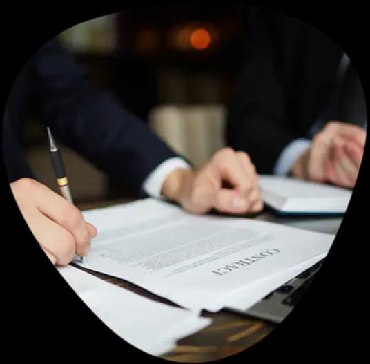Insurance specialists reviewing claim documentation